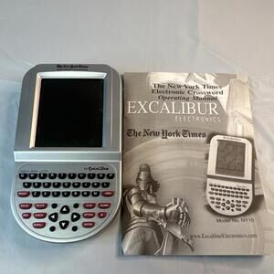 Excalibur Electronic Crossword Handheld Game NY10